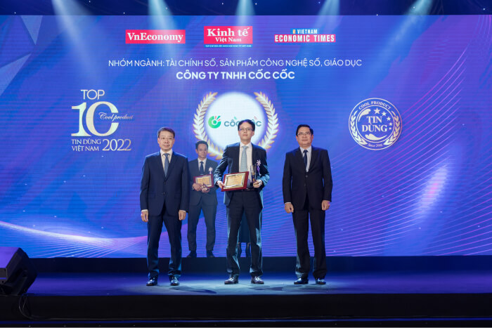 Cốc Cốc 获奖现场